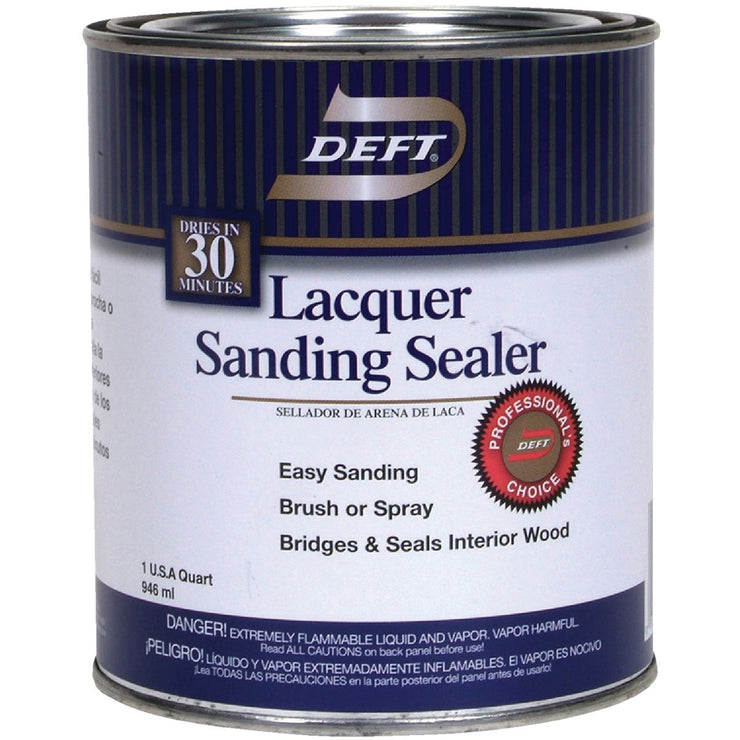 Deft Lacquer Sanding Sealer, 1 Qt.