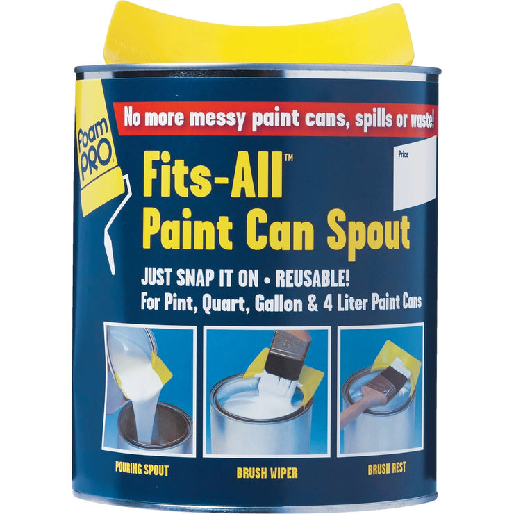 FoamPro Fits-All Snap-On Paint Can Pourer