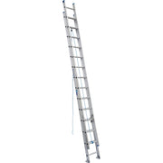 Werner 28 Ft. Aluminum Extension Ladder with 250 Lb. Load Capacity Type I Duty Rating