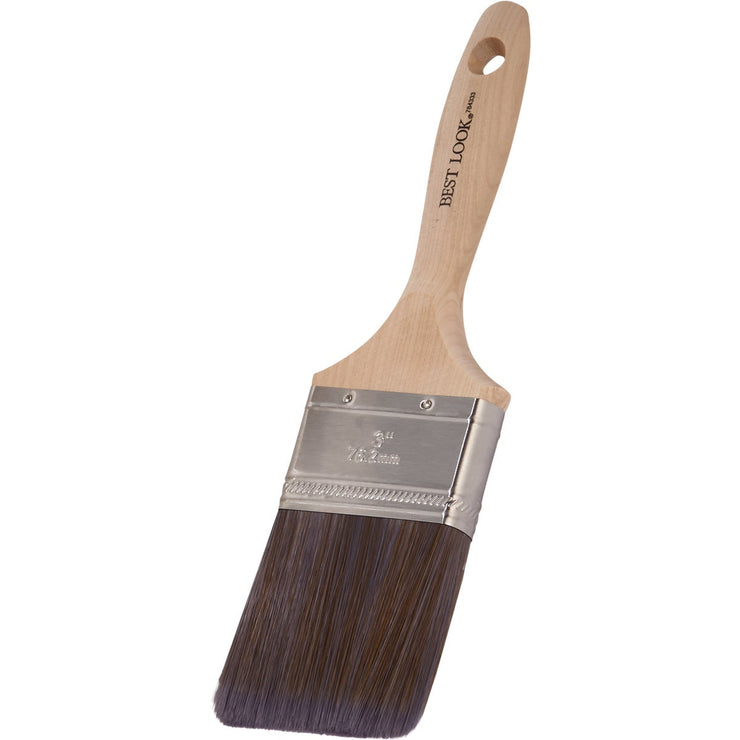Best Look 3 In. Flat Polyester Paint Brush