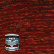 Minwax Polyshades 1/2 Pt. Gloss Stain & Finish Polyurethane In 1-Step, Bombay Mahogany