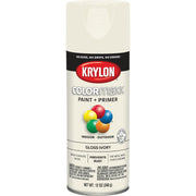 Krylon ColorMaxx 12 Oz. Gloss Spray Paint, Ivory