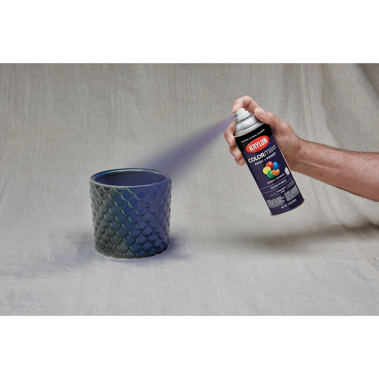 Krylon ColorMaxx 12 Oz. Gloss Spray Paint, Purple