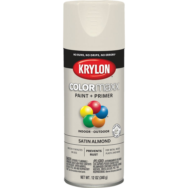 Krylon ColorMaxx 12 Oz. Satin Spray Paint, Almond