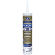 GE Advanced Silicone 2 Window & Door Sealant, Clear, 10.1oz