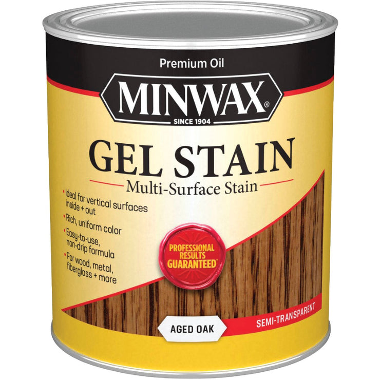 Minwax Gel Stain, Aged Oak, 1 Qt.