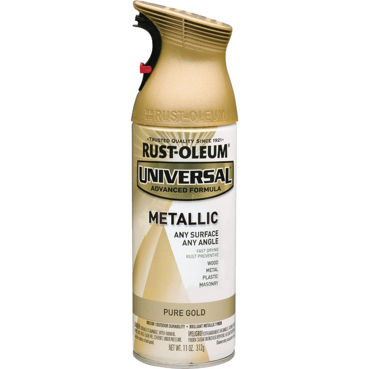 Rust-Oleum Universal 11 Oz. Metallic Pure Gold Paint
