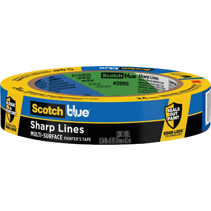 3M Scotch Blue 0.94 In. x 45 Yd. Sharp Lines Painter&