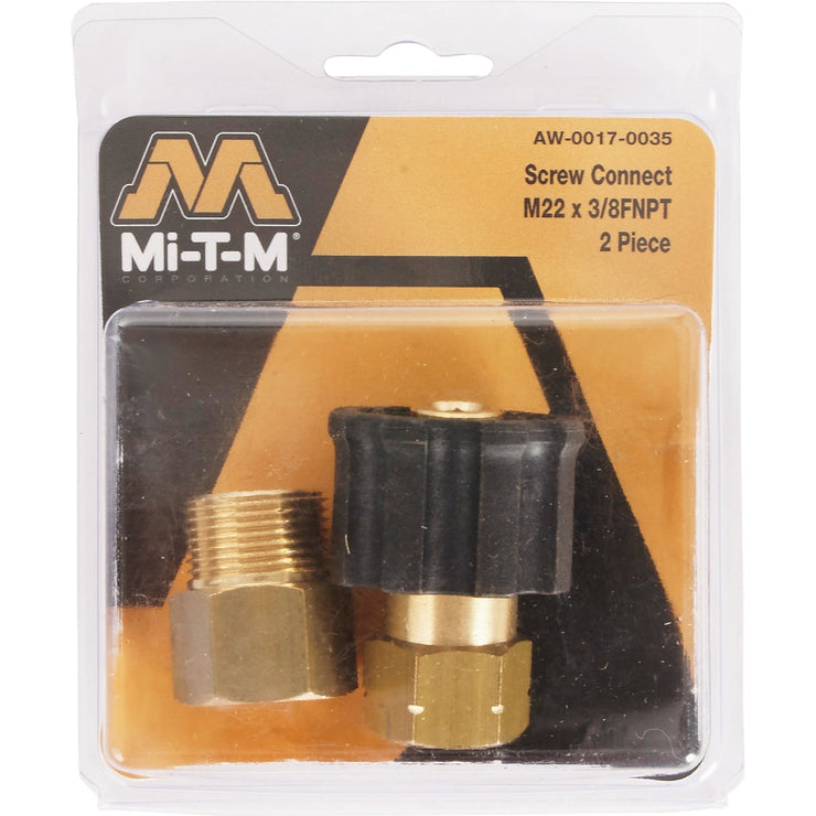 Mi-T-M M22 x 3/8 In. FNPT Pressure Washer Connector