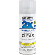 Rust-Oleum Painter's Touch 2X Ultra Cover 12 Oz. Semi-Gloss Finish Spray Paint, Clear