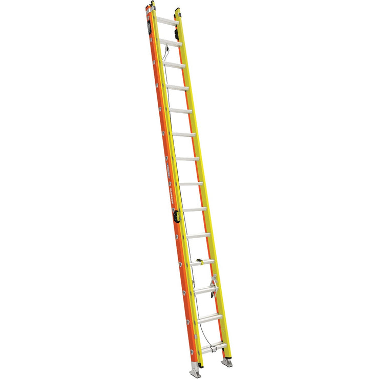 Werner GlideSafe 28 Ft. Type IA Fiberglass Tri-Rung Extension Ladder