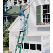 Werner 20 Ft. Fiberglass Extension Ladder with 225 Lb. Load Capacity Type II Duty Rating