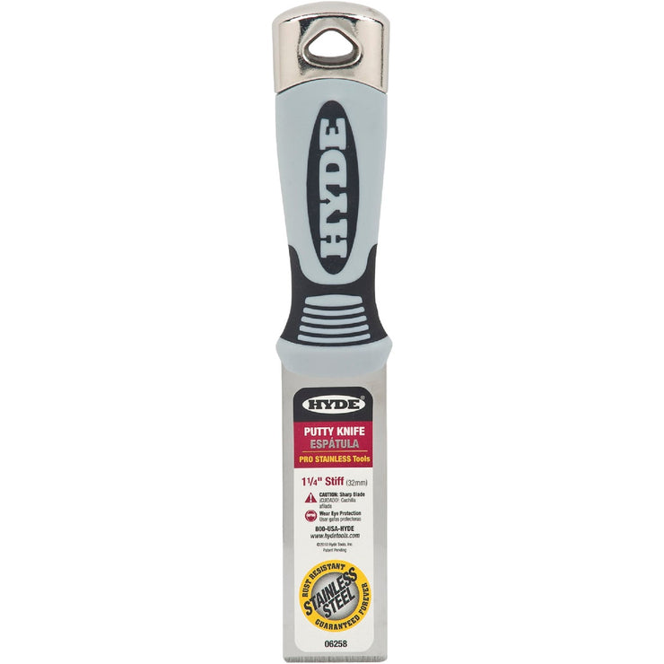 Hyde Pro Stainless 1-1/4 In. Stiff Putty Knife