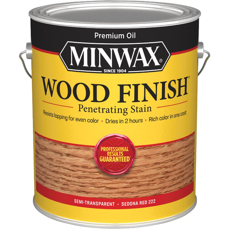 Minwax Wood Finish Penetrating Stain, Sedona Red, 1 Gal.