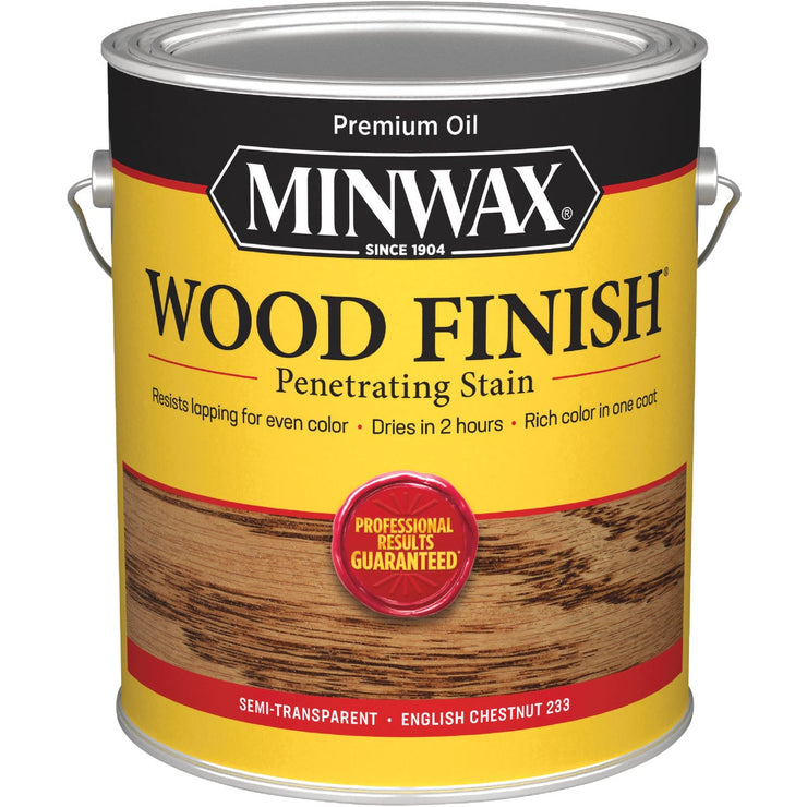 Minwax Wood Finish Penetrating Stain, English Chestnut, 1 Gal.