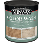 Minwax Color Wash Transparent Layering Color, Barnwood Brown, 1 Qt.