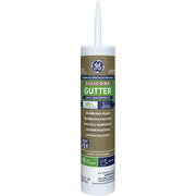GE Gutter Silicone 2 Sealant, Clear, 10.1oz
