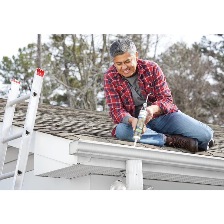 GE Gutter Silicone 2 Sealant, Clear, 10.1oz