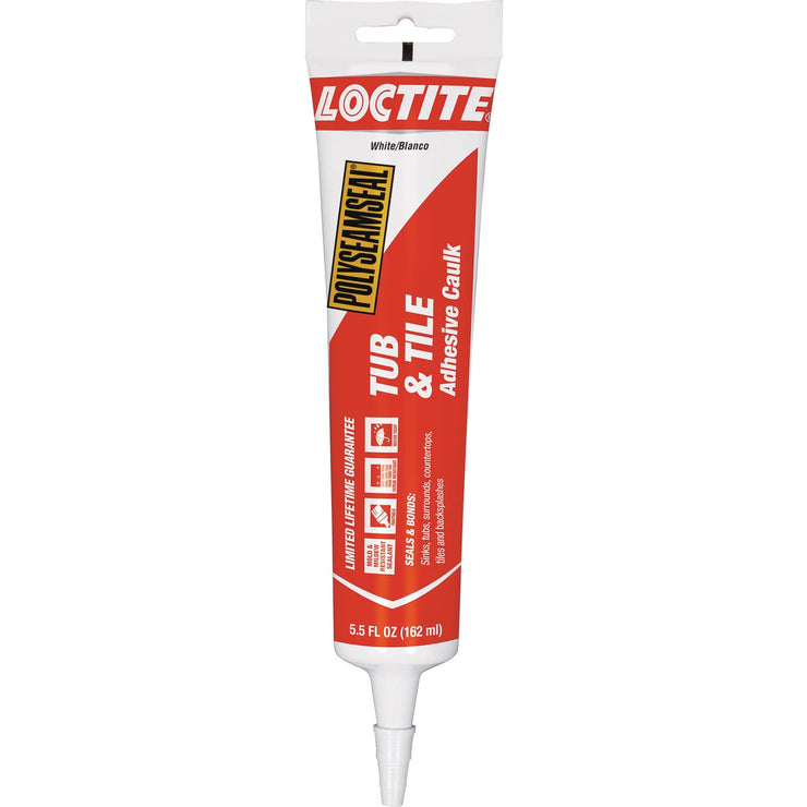 Loctite Polyseamseal 5.5 Oz. White Kitchen & Bath Caulk