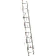 Werner 20 Ft. Aluminum Extension Ladder with 200 Lb. Load Capacity Type III Duty Rating