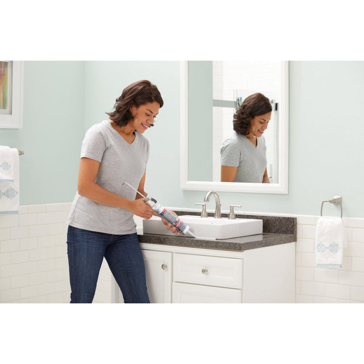 GE Tub & Tile Silicone 1 Sealant, White, 10.1 Oz. (GE712)