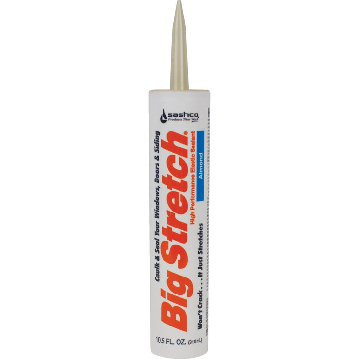 Sashco Big Stretch 10.5 Oz. Acrylic Elastomeric Caulk, Almond