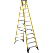 Werner 12 Ft. Fiberglass Step Ladder with 375 Lb. Load Capacity Type IAA Ladder Rating