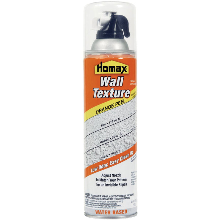 Homax White 20 Oz. Water-Based Orange Peel and Splatter Spray Texture –  Hemlock Hardware