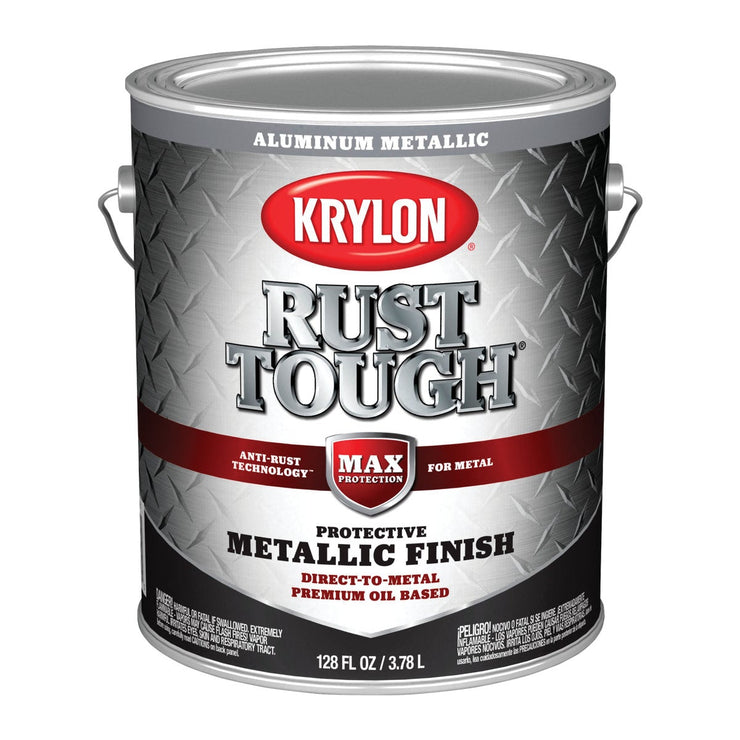 Valspar Anti-Rust Oil-Based Gloss Armor Rust Control Enamel, Aluminum, 1 Gal.