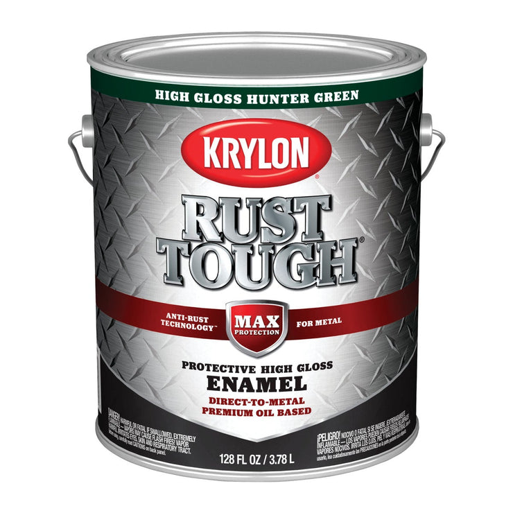 Valspar Anti-Rust Oil-Based Gloss Armor Rust Control Enamel, Hunter Green, 1 Gal.