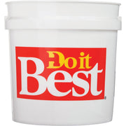 Do it Best 2 Gal. White Plastic Pail