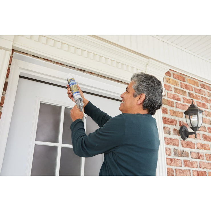 GE Advanced Silicone 2 Window & Door Sealant, Black, 10.1oz