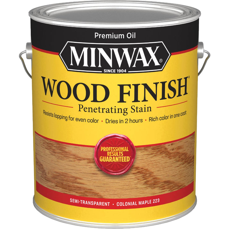 Minwax Wood Finish Penetrating Stain, Colonial Maple, 1 Gal.