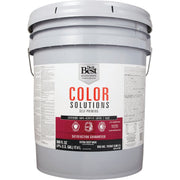 Do it Best Color Solutions 100% Acrylic Latex Self-Priming Flat Exterior House Paint, Extra Deep Base, 5 Gal.
