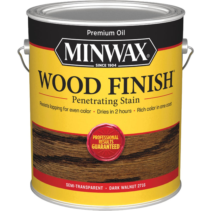 Minwax Wood Finish Penetrating Stain, Dark Walnut, 1 Gal.