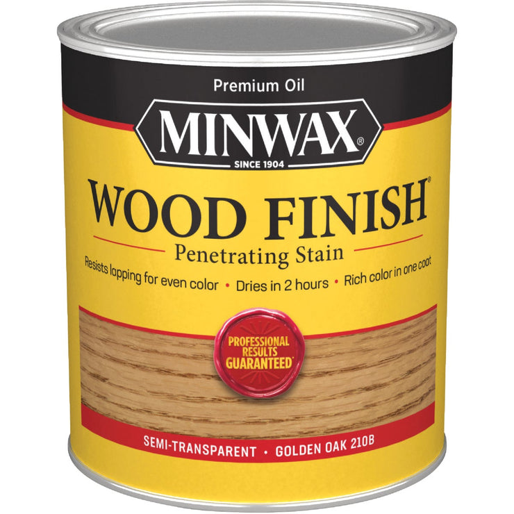 Minwax Wood Finish Penetrating Stain, Golden Oak, 1 Qt.