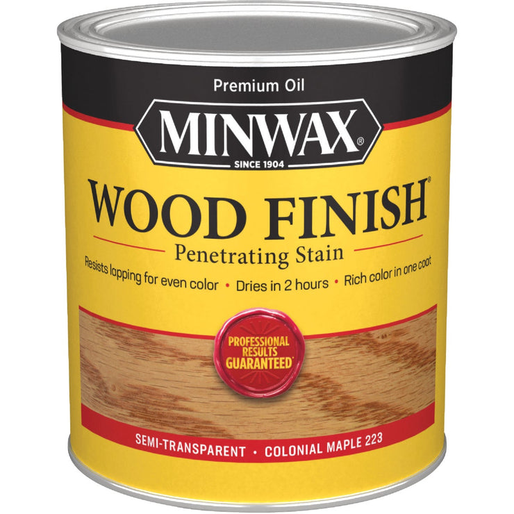 Minwax Wood Finish Penetrating Stain, Colonial Maple, 1 Qt.