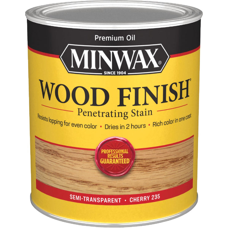 Minwax Wood Finish Penetrating Stain, Cherry, 1 Qt.