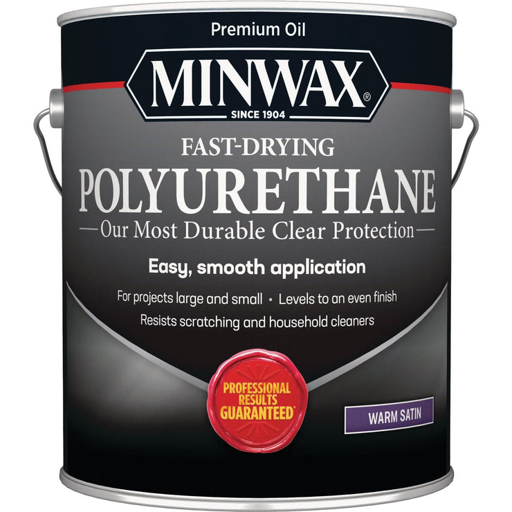 Minwax Satin Fast-Drying Interior Polyurethane, 1 Gal.