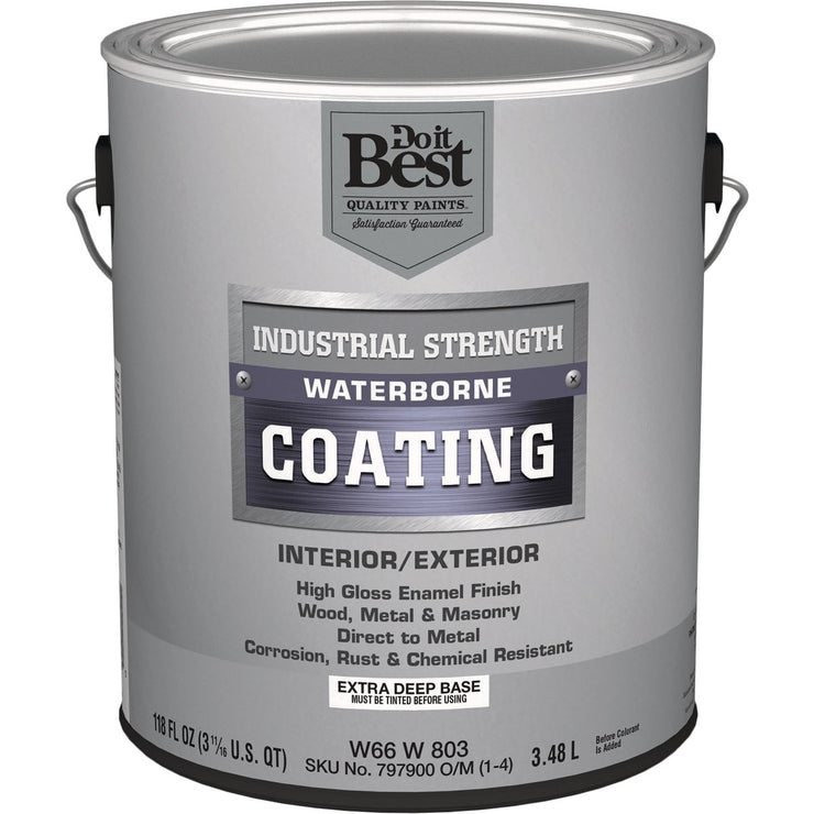 Do it Best Extra Deep Base Waterborne Industrial Enamel, 1 Gal.