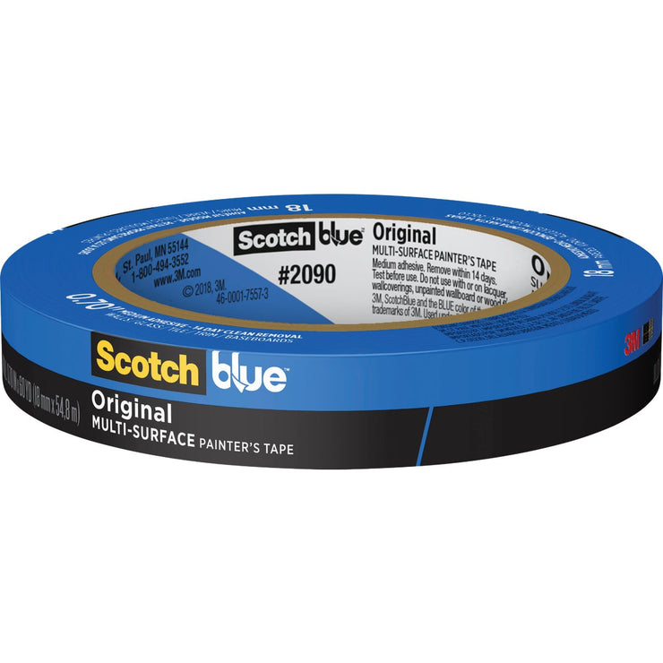 3M Scotch Blue 0.70 In. x 60 Yd. Original Painter&