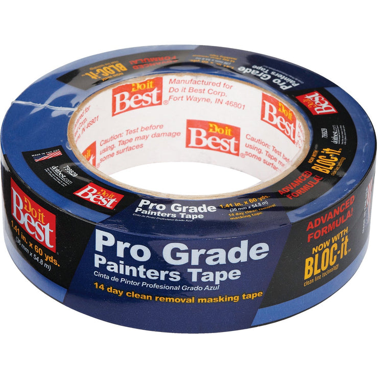 Do it Best Pro Grade 1.41 In. x 60 Yd. Blue Painter&