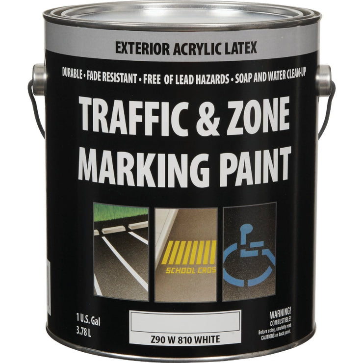 Traffic And Zone White Latex Gallon Traffic Paint