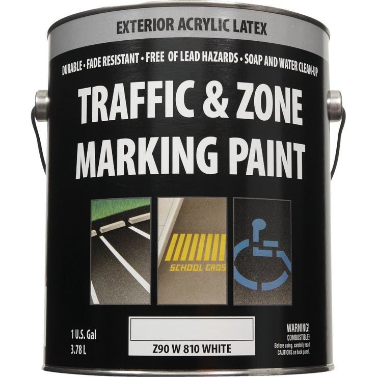 Traffic And Zone White Latex Gallon Traffic Paint