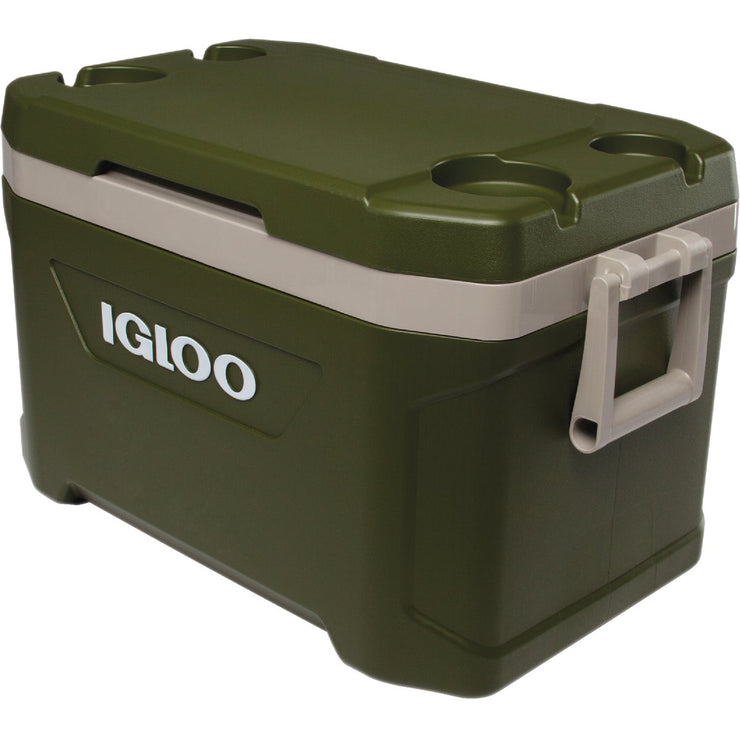 Igloo Sportsman Latitude 52 Qt. Cooler, Tank Green & Sandstone