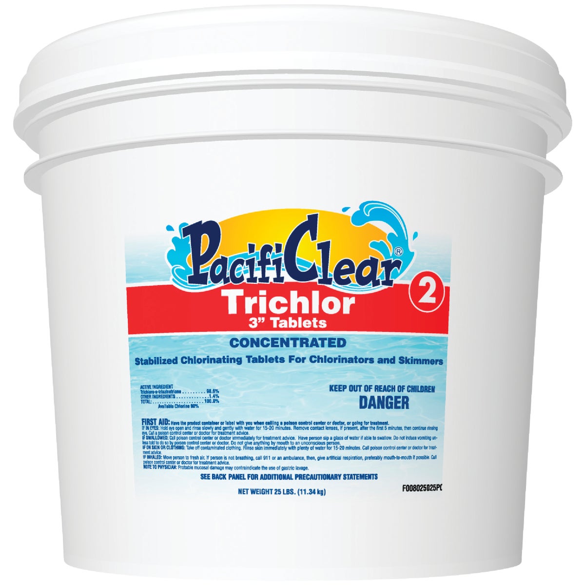 PacifiClear 3 In. 25 Lb. Trichlor Chlorine Tablet Hemlock Hardware