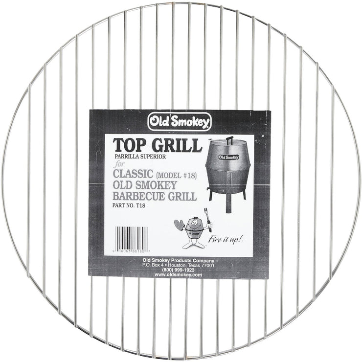 Old Smokey 18 In. Dia. Aluminized Steel Top Grill Grate