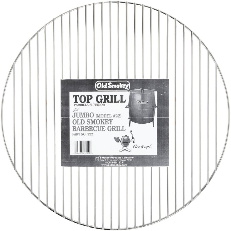 Old Smokey 22 In. Dia. Aluminized Steel Top Grill Grate