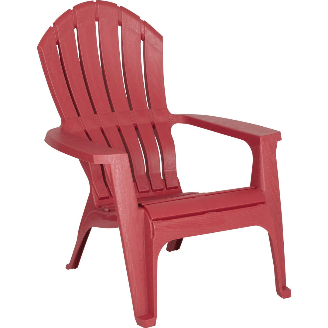 Adams RealComfort Merlot Resin Adirondack Chair Hemlock Hardware