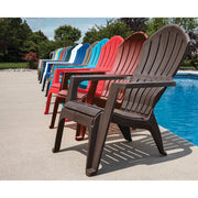 Adams RealComfort Earth Brown Resin Adirondack Chair